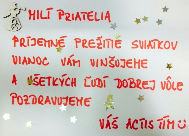 Želáme vám krásne vianočné sviatky