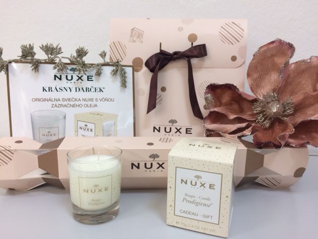 Vianočný darček – NUXE originálna sviečka