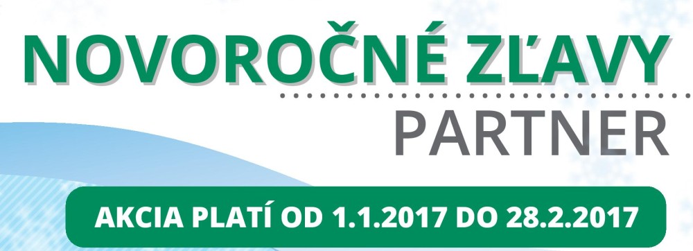 Novoročné zľavy – Partner pre vaše zdravie