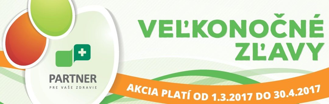 Veľkonočné zľavy – Partner pre vaše zdravie