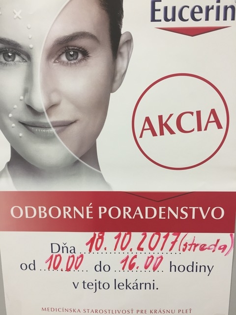 Eucerin odborné poradenstvo 18.10.2017