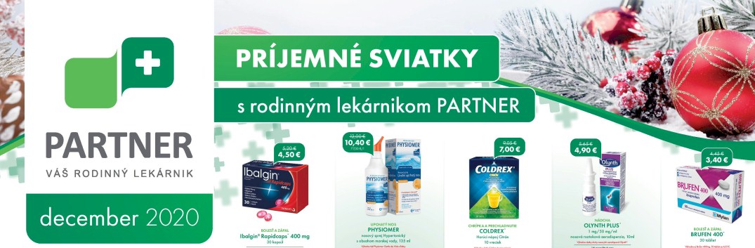 PARTNER zľavy december