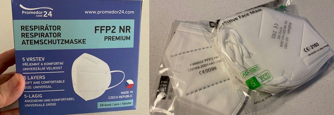Respirátor FFP2