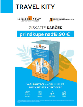 LA ROCHE POSAY darček na cesty pre citlivú pleť